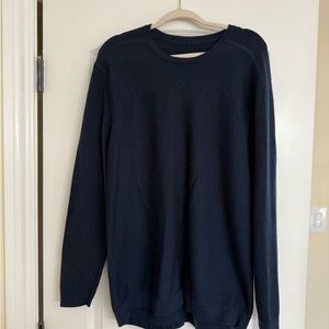 lululemon athletica Men's Crewneck Sweater in Deep Blue